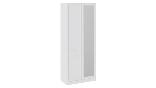 Шкаф для одежды с 1-й глухой и 1-й зеркальной дверью СМ-312.07.025 Франческа (ТриЯ)